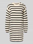 Vero Moda Fließendes Strickkleid aus Viskose-Mix Modell 'SABA' in Blac...