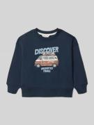 Mango Sweatshirt mit Motiv-Print Modell 'bertoii' in Marine, Größe 116