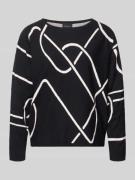 s.Oliver BLACK LABEL Regular Fit Pullover aus Viskose-Mix in Black, Gr...
