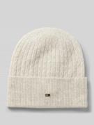 Tommy Hilfiger Mütze mit Baumwoll-Anteil in Hellgrau Melange, Größe 1