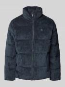 Calvin Klein Jeans Steppjacke aus Cord mit Stehkragen und Label-Stitch...