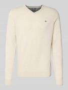 Fynch-Hatton Regular Fit Pullover Woll-Kaschmir-Mix Modell 'Merino' in...