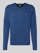 Fynch-Hatton Regular Fit Pullover Woll-Kaschmir-Mix Modell 'Merino' in...