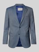 Pierre Cardin Regular Fit 2-Knopf-Sakko mit Woll-Anteil in Blau, Größe...