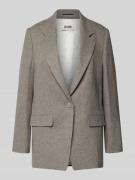 Drykorn Relaxed Fit Blazer aus Woll-Mix Modell 'GLENDALE' in Hellbraun...