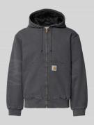 Carhartt Work In Progress Jacke mit Känguru-Tasche und Label-Detail in...