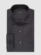 ETERNA Comfort Fit Businesshemd aus Uni Struktur in Anthrazit, Größe 4...
