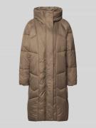 FREE/QUENT Steppmantel mit Kapuze Modell 'TIANA' in Taupe, Größe L