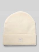 Knowledge Cotton Apparel Mütze aus reiner Wolle Modell 'Merino' in Off...