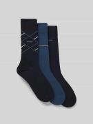BOSS Socken aus Baumwoll-Mix im 3er-Pack in Marine, Größe 40-46