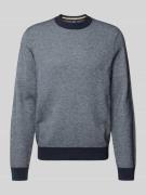 BOSS Regular Fit Strickpullover aus Baumwoll-Schurwoll-Mix Modell 'HES...