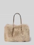 Abro Handtasche mit langen Tragegriffen Modell 'NOELLE' in Taupe, Größ...
