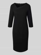 Windsor Kleid mit asymmetrischem Ausschnitt und 3/4-Arm in Black, Größ...