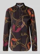 Lauren Ralph Lauren Hemdbluse mit verdeckter Knopfleiste Modell 'KRIST...