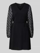 Vero Moda Fließendes Cocktailkleid mit semitransparenten Ärmeln Modell...