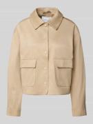 OPUS Jacke mit Pattentaschen Modell 'Jelis' in Beige, Größe 36