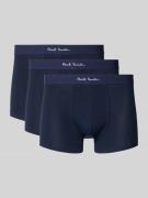 PAUL SMITH Trunks mit elastischem Logo-Bund im 3er-Pack in Marine, Grö...