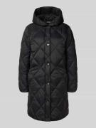 Lauren Ralph Lauren Steppmantel mit Kapuze in Black, Größe L