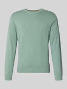Tom Tailor Regular Fit Strickpullover aus reiner Baumwolle in Mint, Gr...