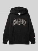 CHAMPION Hoodie mit Kapuze in Black, Größe 128