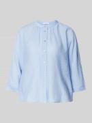 OPUS Slim Fit Bluse mit 3/4-Arm Modell 'Fabell' in Hellblau, Größe 42