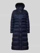 Blauer Usa Daunenmantel mit Kapuze Modell 'ANITA' in Dunkelblau, Größe...