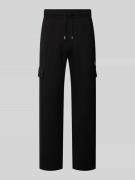 HUGO Regular Fit Sweatpants aus Baumwoll-Mix Modell 'DANOVOPAN' in Bla...