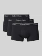 Calvin Klein Underwear Trunks mit Label-Bund im 3er-Pack in Black, Grö...