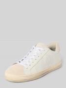 P448 Sneaker mit Schnürverschluss Modell 'JOHN' in Weiss, Größe 41