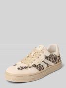 Tamaris Low Top Sneaker aus echtem Rindsleder in Beige, Größe 36