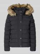 Only Regular Fit Steppjacke mit abnehmbarem Kunstfellbesatz Modell 'NE...