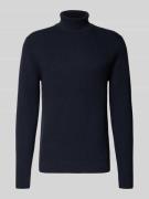 SELECTED HOMME Regular Fit Rollkragenpullover aus reiner Baumwolle Mod...