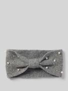 Pieces Stirnband mit Woll-Anteil Modell 'JAROLINE' in Mittelgrau, Größ...