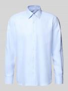 ETERNA Modern Fit Businesshemd mit Knopfleiste in Bleu, Größe 40