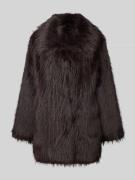 Selected Femme Regular Fit Webpelzmantel mit Hakenverschluss Modell 'B...