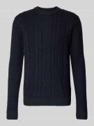 Jack & Jones Strickpullover mit gerippten Abschlüssen Modell 'PAUL' in...