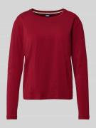 BOSS Regular Fit Pyjama-Oberteil aus Baumwoll-Mix in Rot, Größe S