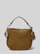 Abro Handtasche aus Leder mit Schulterriemen Modell 'JUNA' in Camel, G...