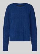 Vero Moda Regular Fit Strickpullover mit Zopfmuster Modell 'ARIES' in ...