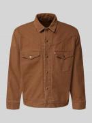 Levi's® Jacke mit Brusttaschen Modell 'WESTERN SHORTHORN' in Hellbraun...