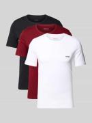 BOSS Regular Fit T-Shirt Set aus reiner Baumwolle im 3er-Pack in Rot, ...