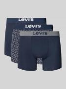 Levi's® Boxershorts mit elastischem Logo-Bund im 3er-Pack in Marine, G...