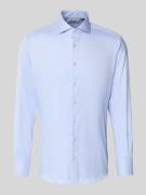 ETERNA Modern Fit Business-Hemd mit Haifischkragen in Bleu, Größe 39