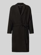 Tommy Hilfiger Regular Fit Bademantel aus reiner Baumwolle mit Waffels...