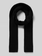 Unio Schal aus Schurwoll-Mix mit Kaschmir-Anteil in Black, Größe 1