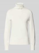 s.Oliver BLACK LABEL Slim Fit Rollkragenpullover aus Viskose-Mix in Of...