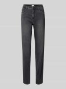 Brax Slim Fit Jeans im Used-Look Modell 'MARY THERMO' in Dunkelgrau, G...