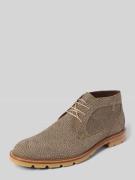 Floris Van Bommel Schnürschuhe mit Label-Detail in Sand, Größe 40