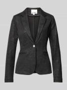 ICHI Slim Fit Blazer mit Reverskragen Modell 'Kate' in Black, Größe L