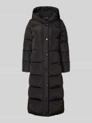 Lauren Ralph Lauren Slim Fit Steppmantel mit Kapuze in Black, Größe L